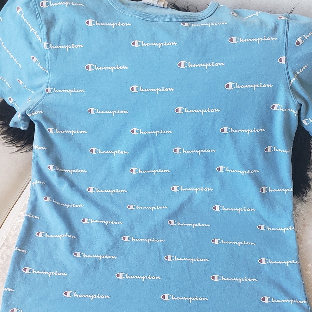 Light Blue Champion Lg Tee